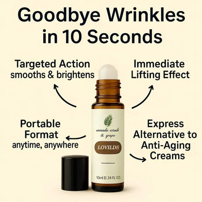 Instant Wrinkle Eraser - Wrinkles disappear in 10 seconds