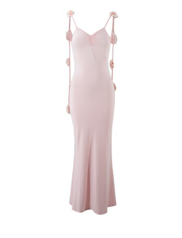 Scarlet Rose Backless Gown