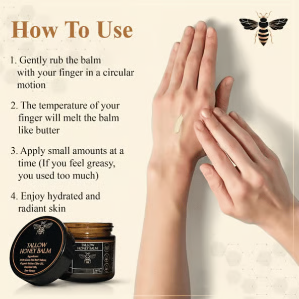 Tallow Honey Balm – Natural care for radiant skin