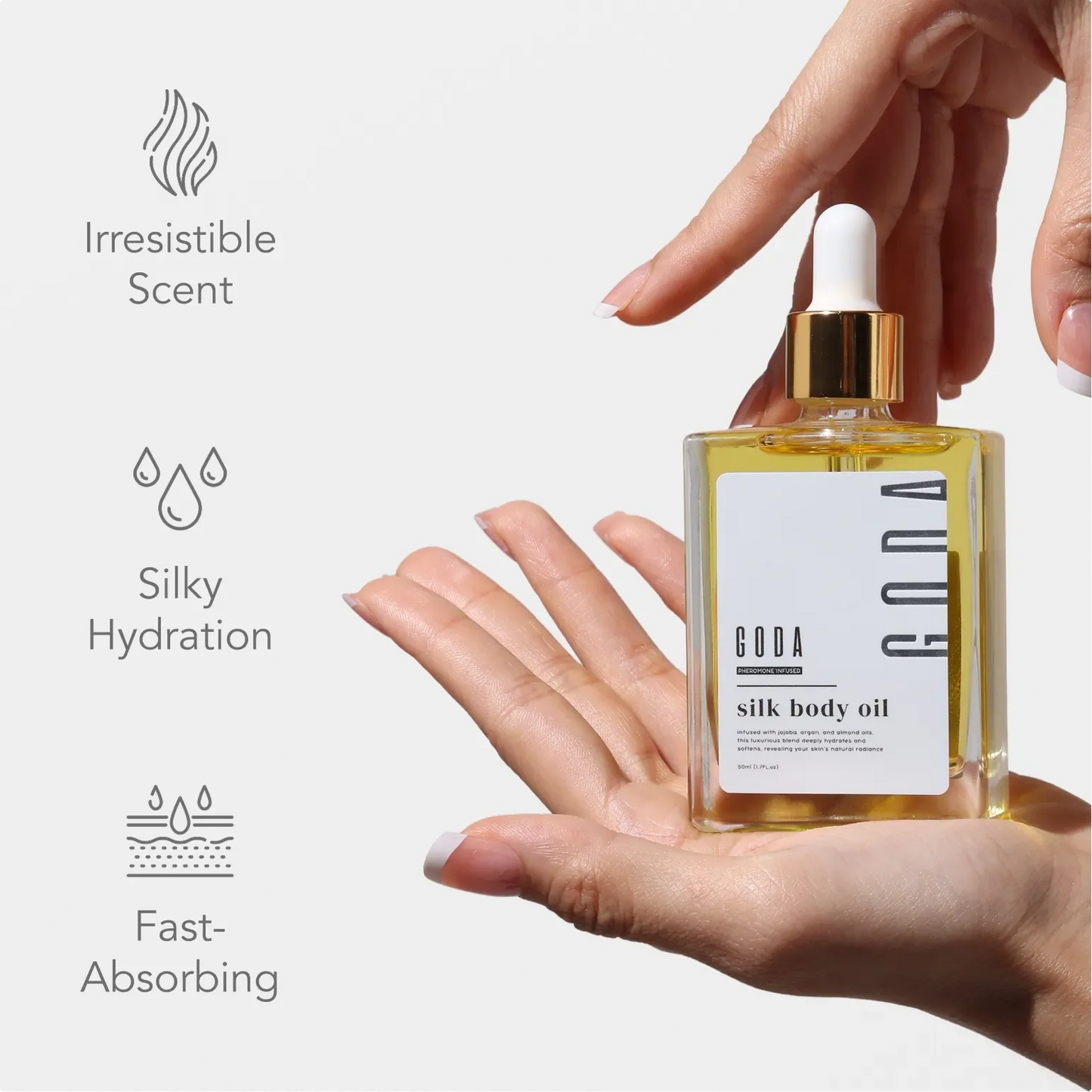 Silk Body Oil - Firms and moisturizes