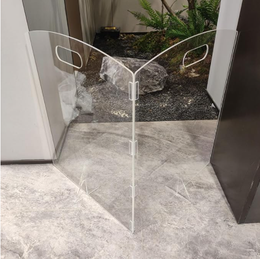Doorzichtig acryl huisdierhek