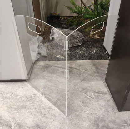 Doorzichtig acryl huisdierhek